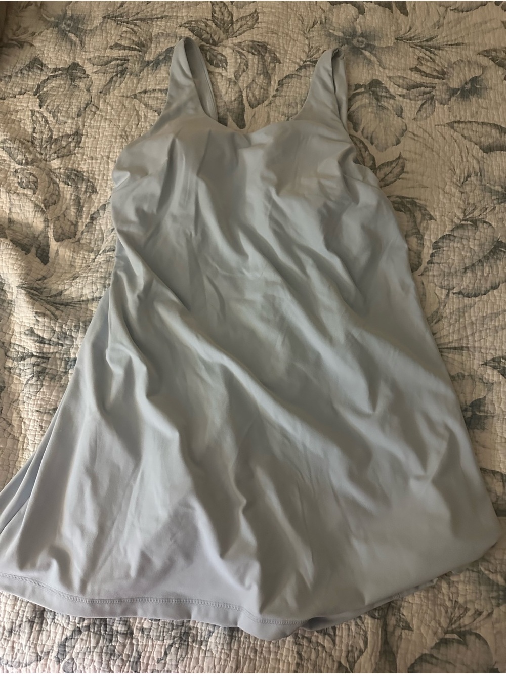 Kohl's Pale Blue Women's Swim Dress with Flared Skirt